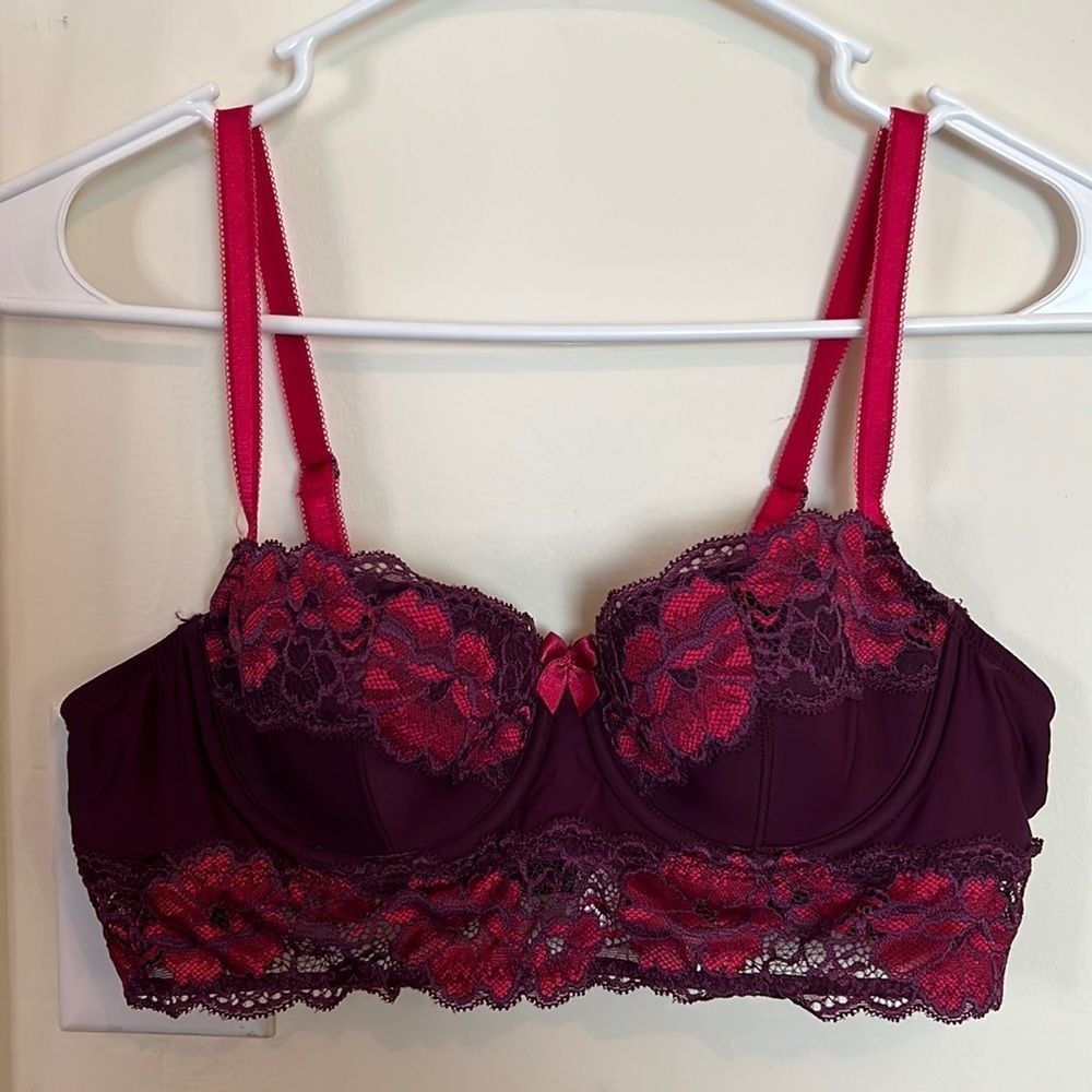 BOGO FREE! Adore Me Lace Bralette Bustier Size 36A